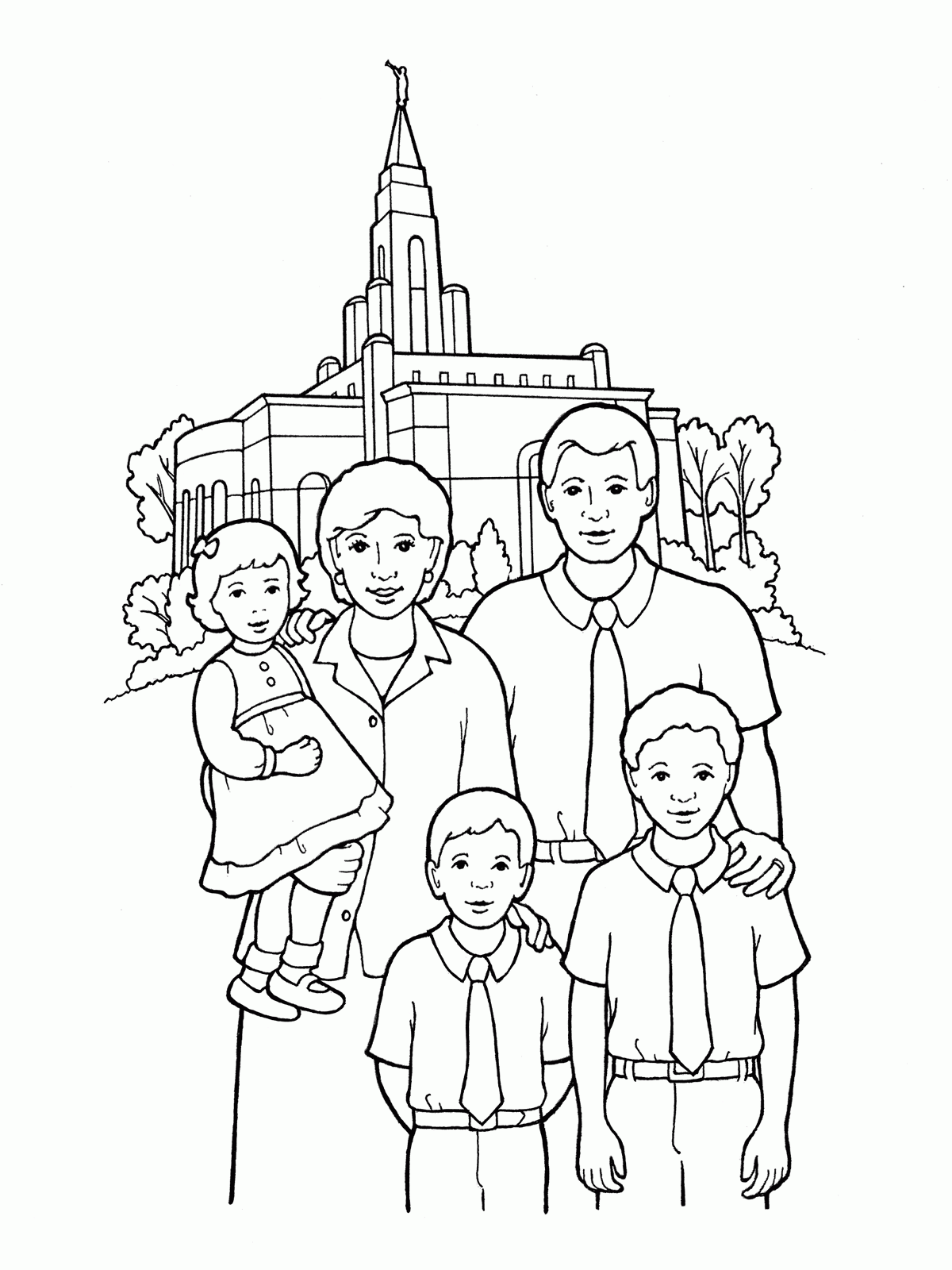 32 Family Coloring Pages Printable 17