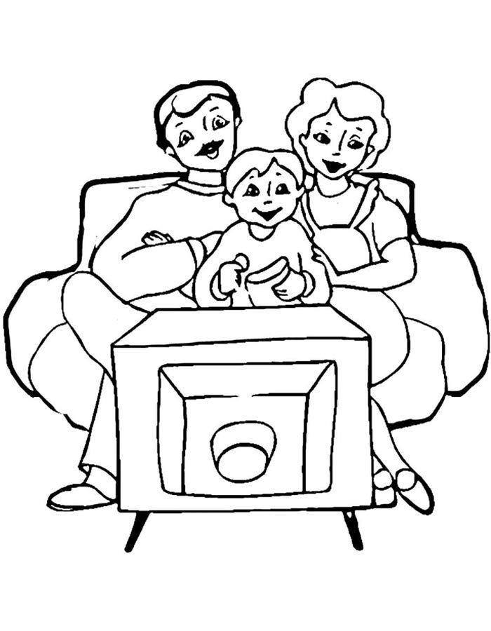 32 Family Coloring Pages Printable 19