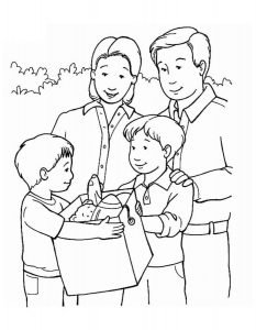 32 Family Coloring Pages Printable 20