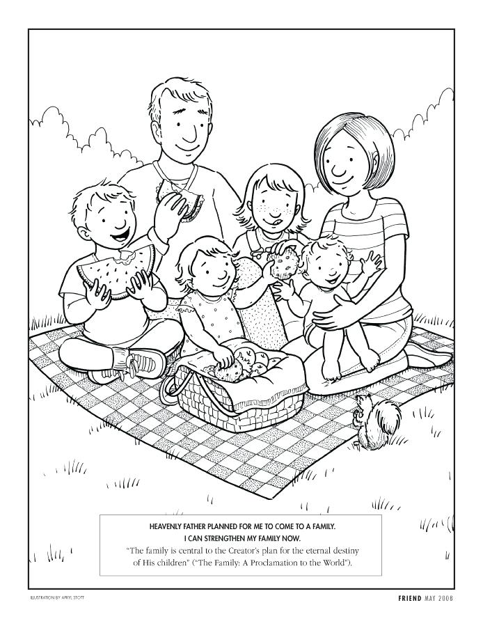 32 Family Coloring Pages Printable 29