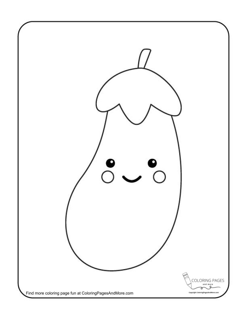 32 Fresh Eggplant Coloring Pages Printable 20