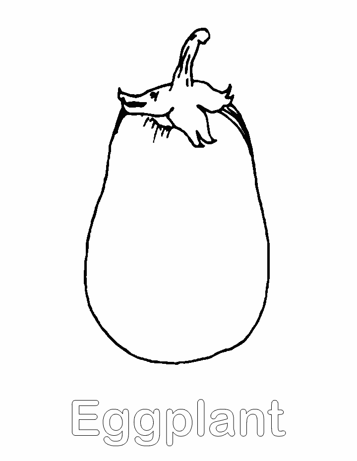 32 Fresh Eggplant Coloring Pages Printable 27