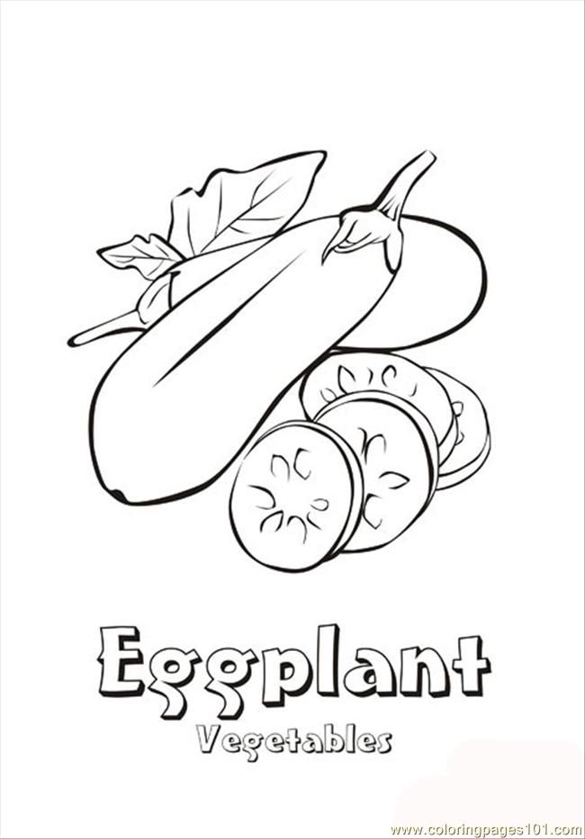 32 Fresh Eggplant Coloring Pages Printable 6