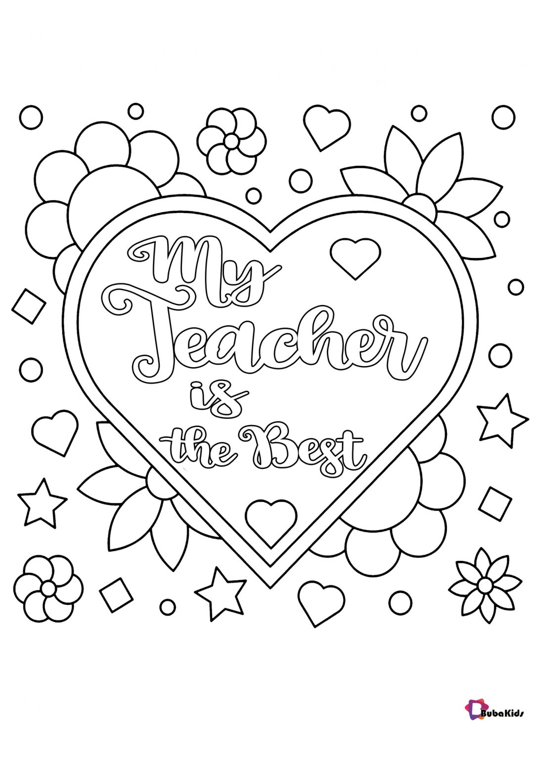 32 Inspiring Teacher Coloring Pages Printable 1