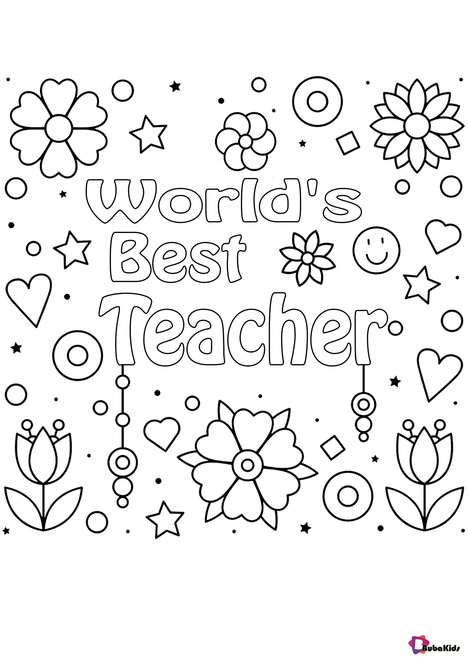 32 Inspiring Teacher Coloring Pages Printable 32