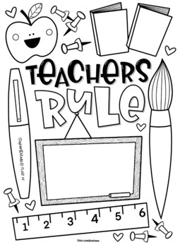 32 Inspiring Teacher Coloring Pages Printable 34