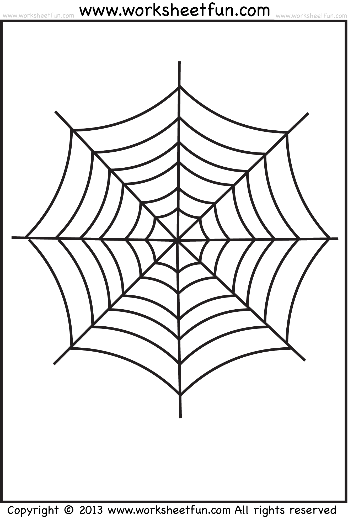 32 Spider Web Coloring Pages Printable 25