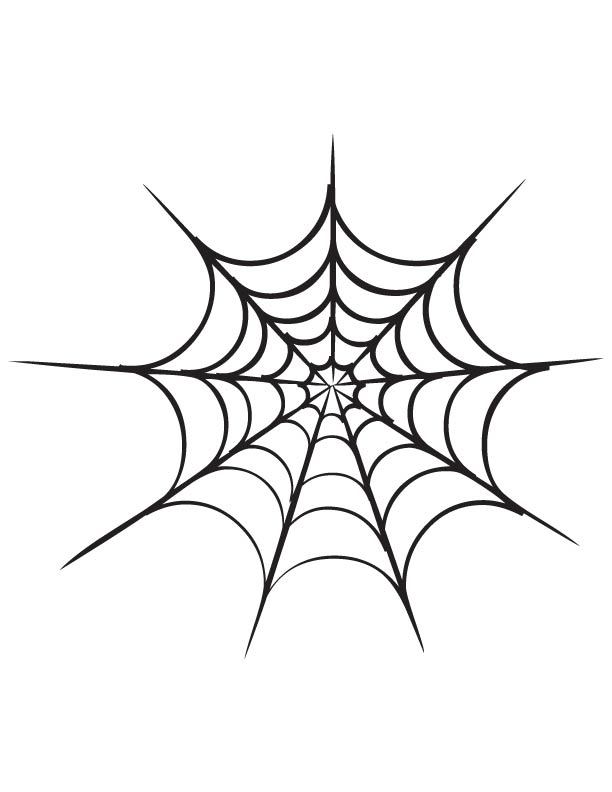 32 Spider Web Coloring Pages Printable 26