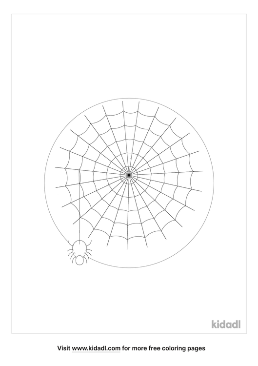 32 Spider Web Coloring Pages Printable 35