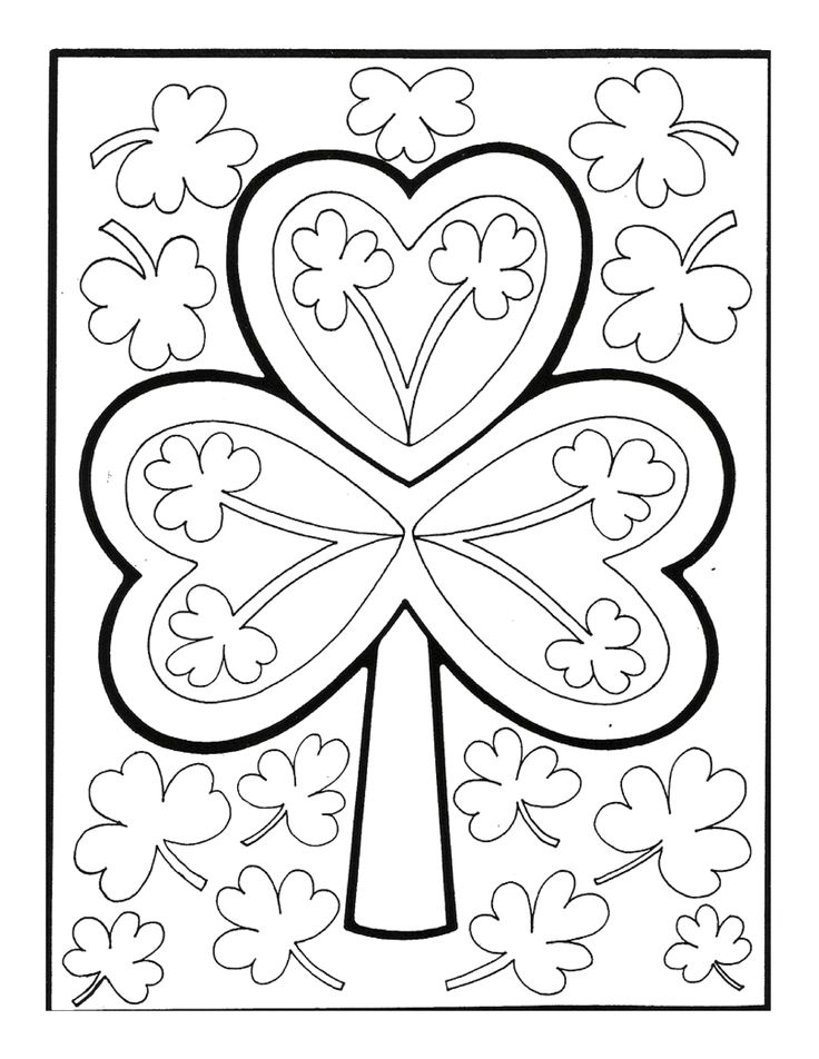 33 Crayola St Patrick's Day Coloring Pages Printable 1