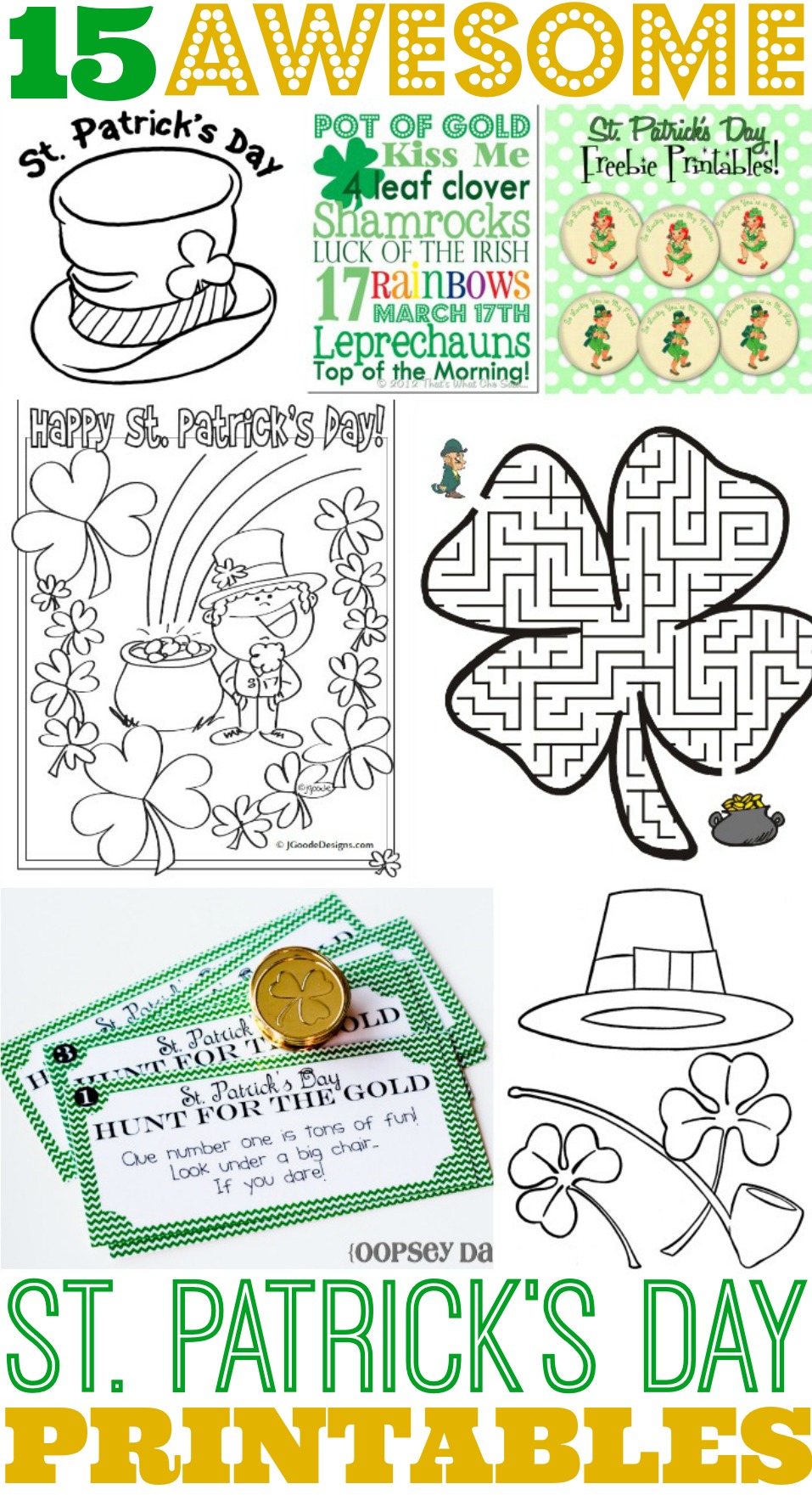 33 Crayola St Patrick's Day Coloring Pages Printable 18