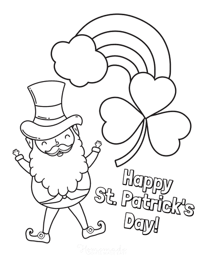 33 Crayola St Patrick's Day Coloring Pages Printable 19