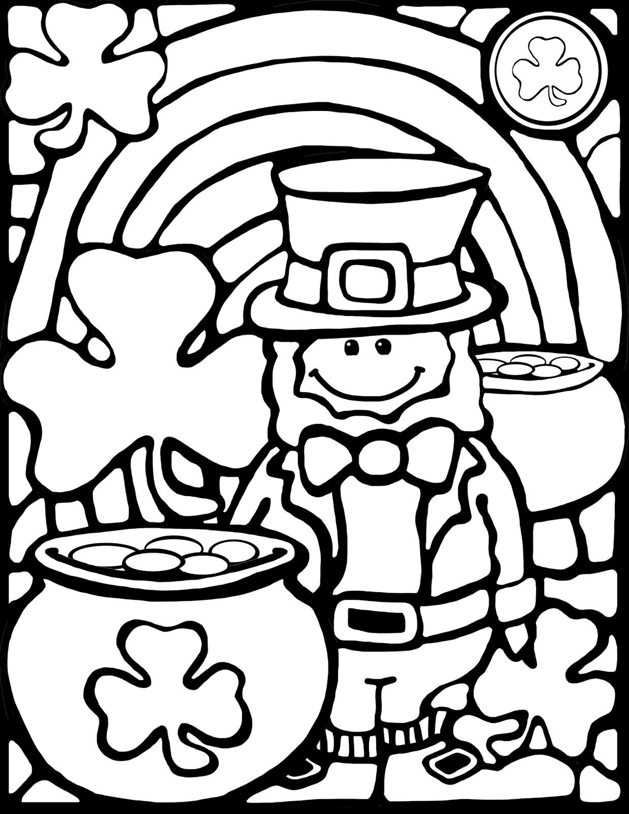 33 Crayola St Patrick's Day Coloring Pages Printable 32