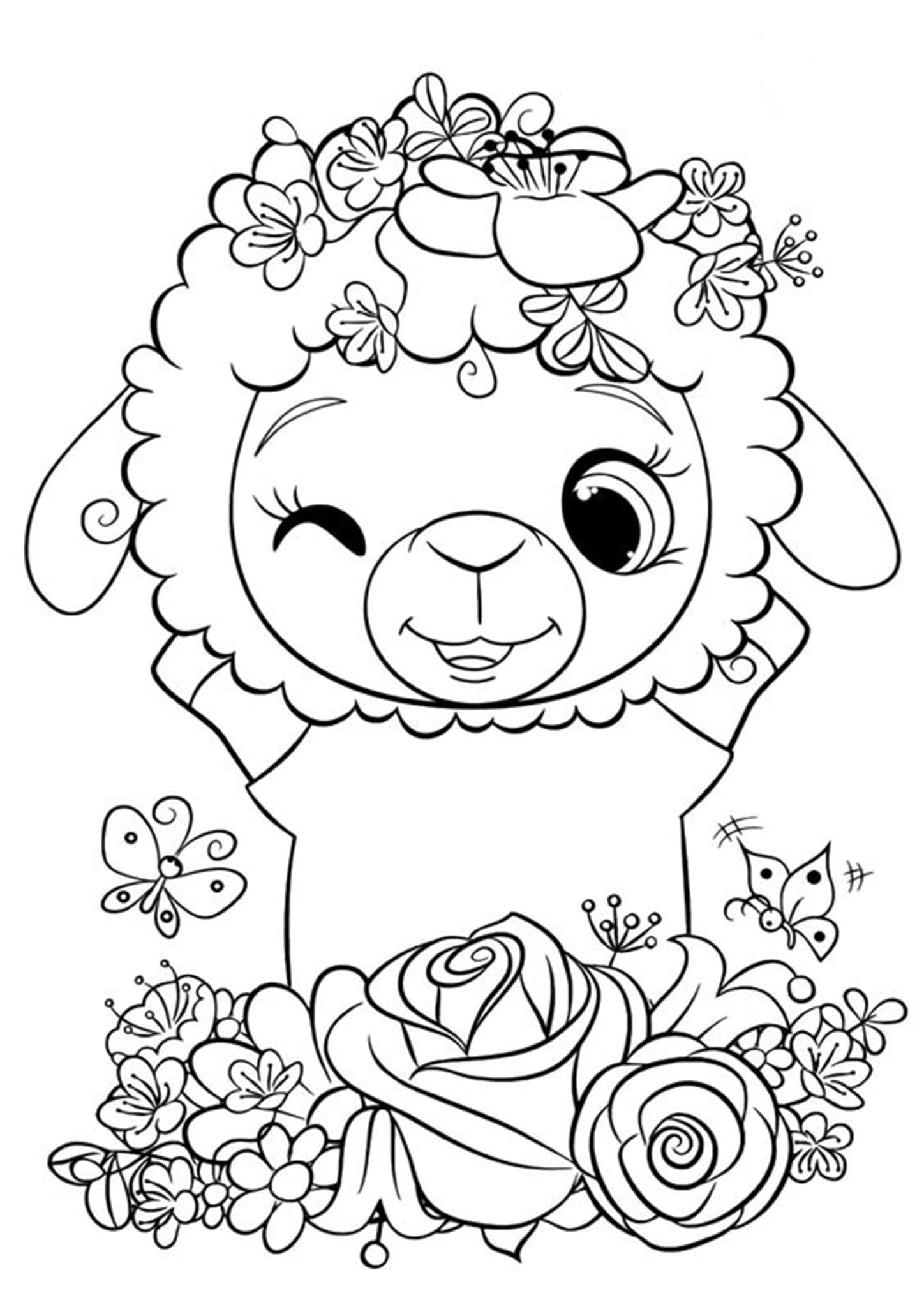 33 Cute UWU Coloring Pages Printable 9