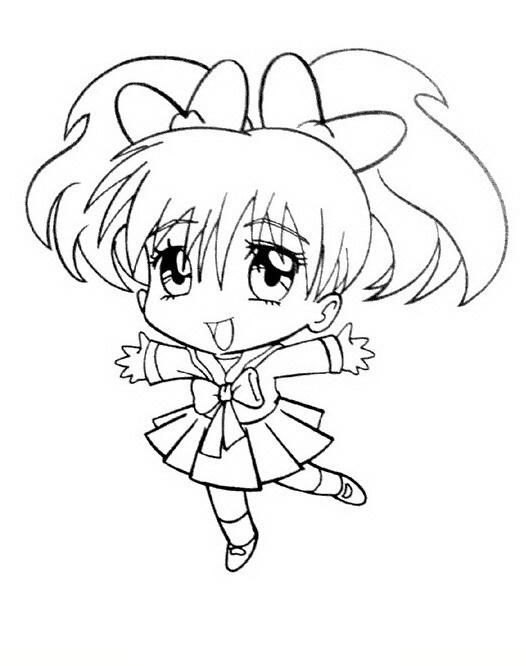 33 Exciting Anime Manga Coloring Pages Printable 23