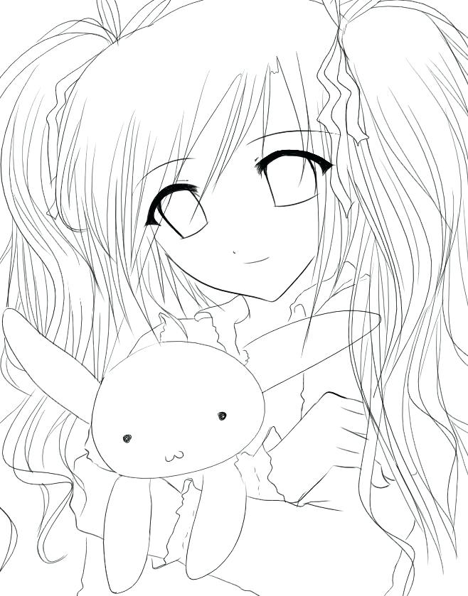 33 Exciting Anime Manga Coloring Pages Printable 8