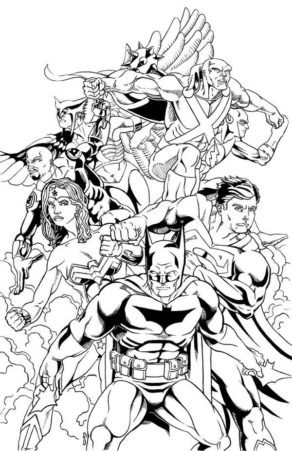 33 Heroic Justice League Coloring Pages Printable 29