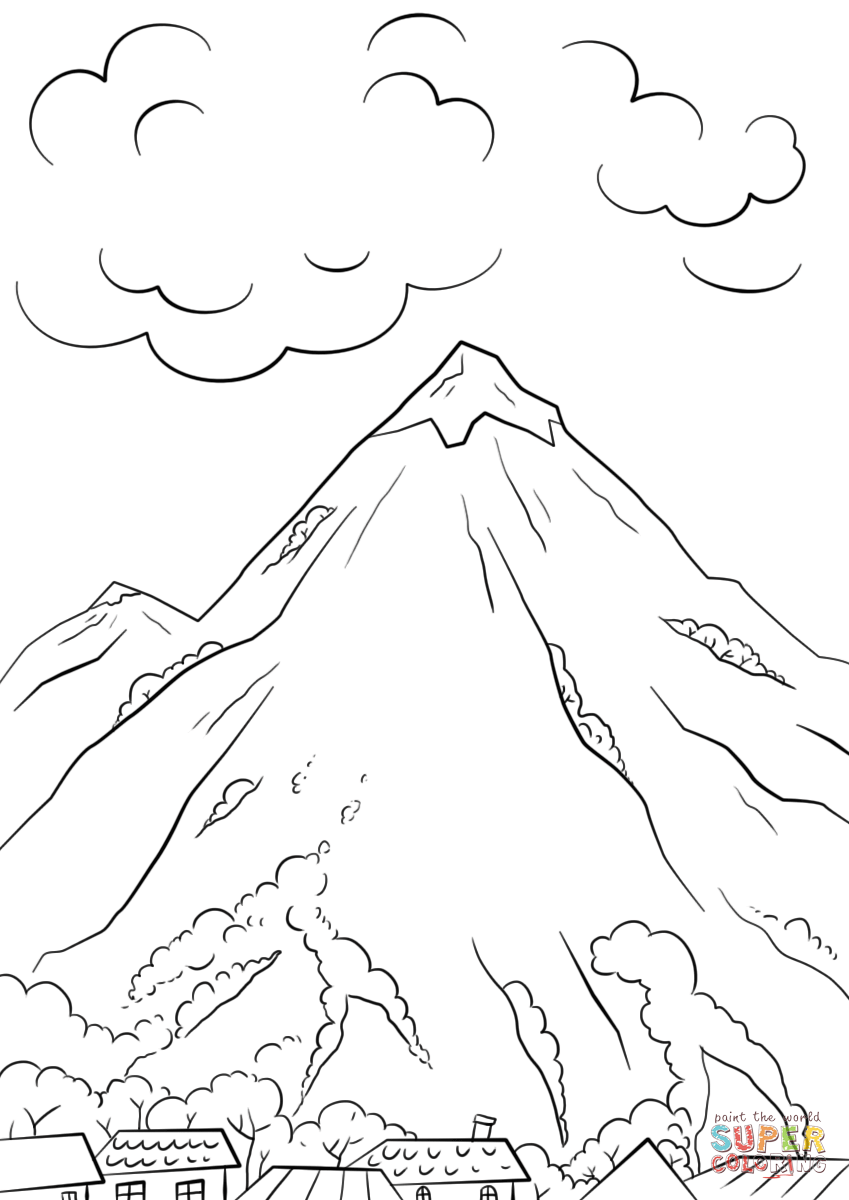 33 Mountains Coloring Pages Printable 33