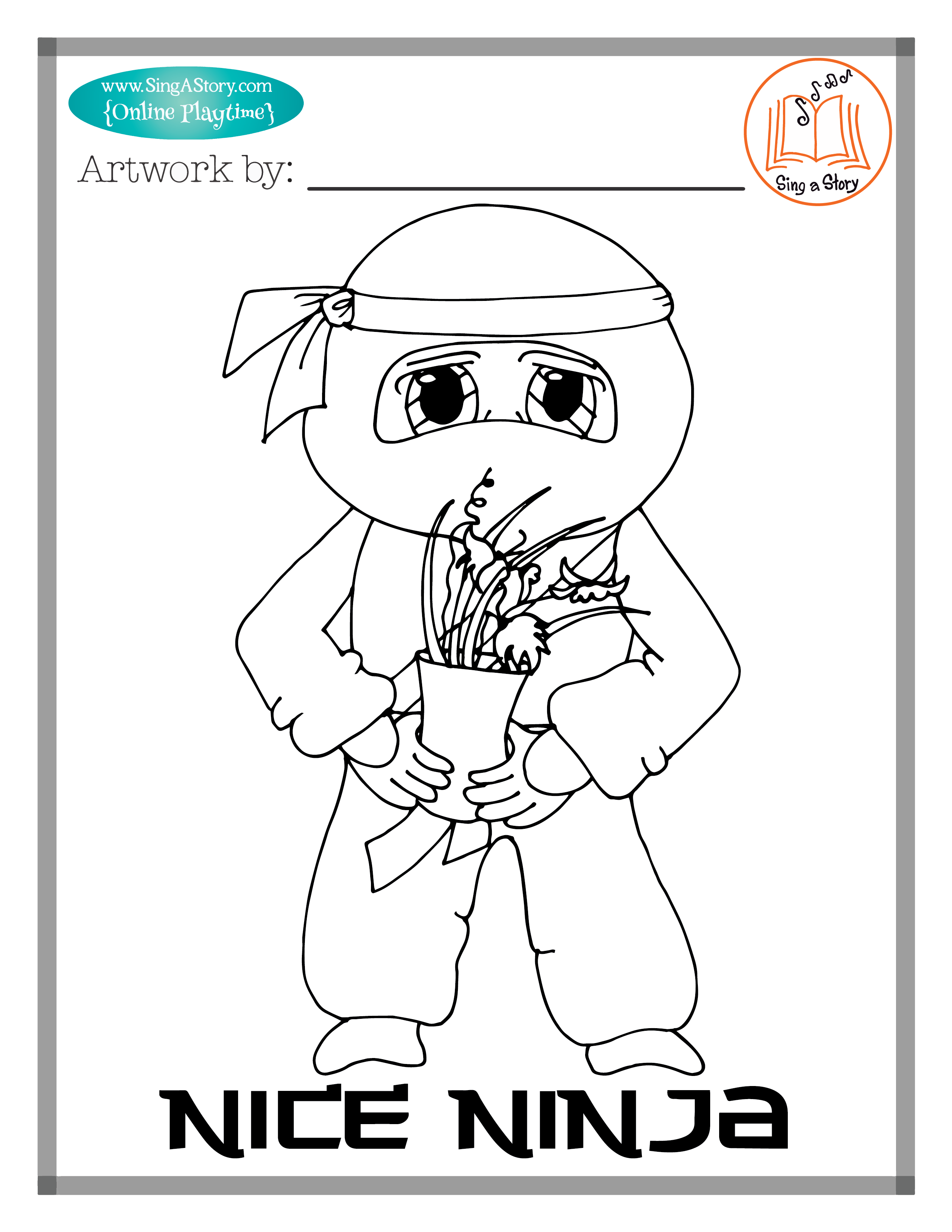 33 Ninja Coloring Pages Printable 11