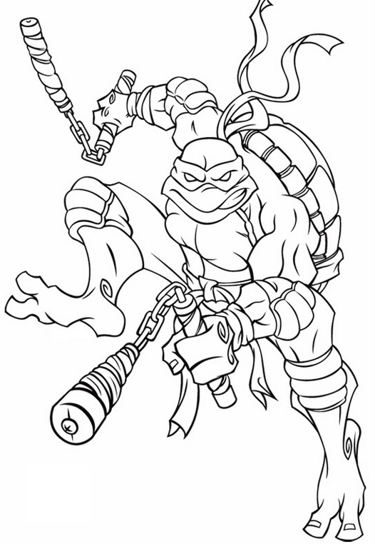 33 Ninja Coloring Pages Printable 14