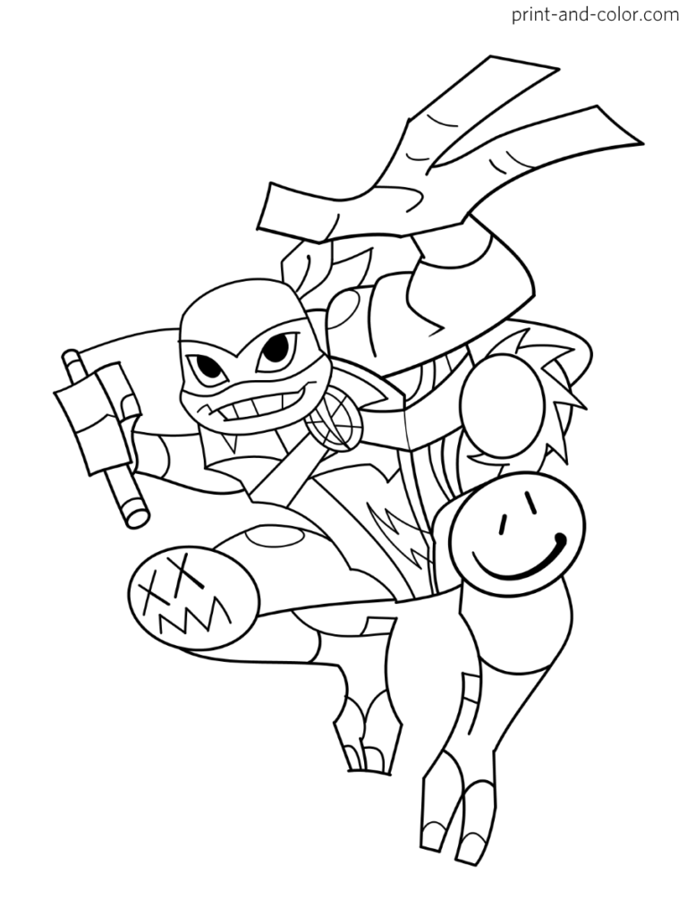 33 Ninja Coloring Pages Printable 17