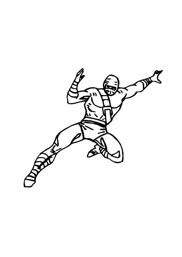 33 Ninja Coloring Pages Printable 25