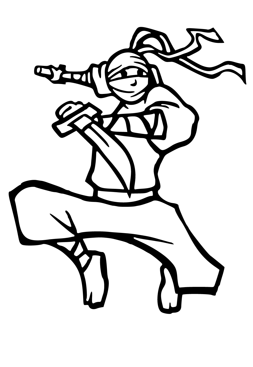 33 Ninja Coloring Pages Printable 28