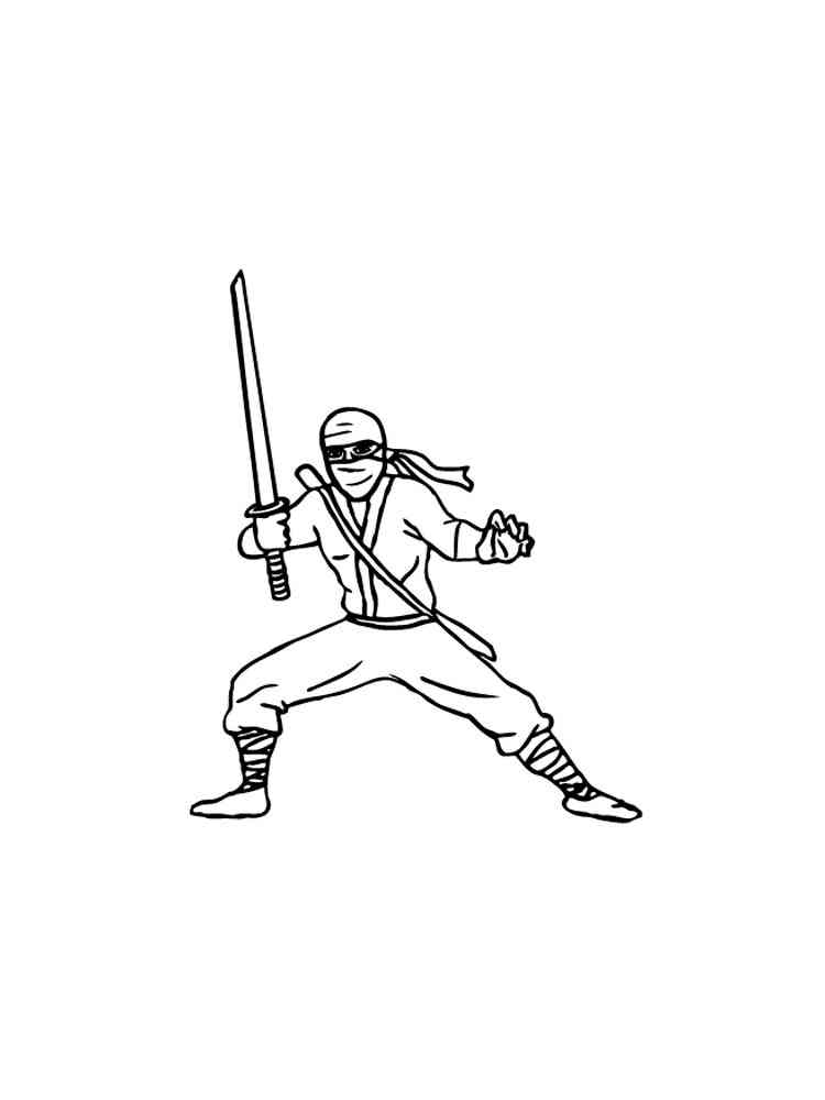 33 Ninja Coloring Pages Printable 31