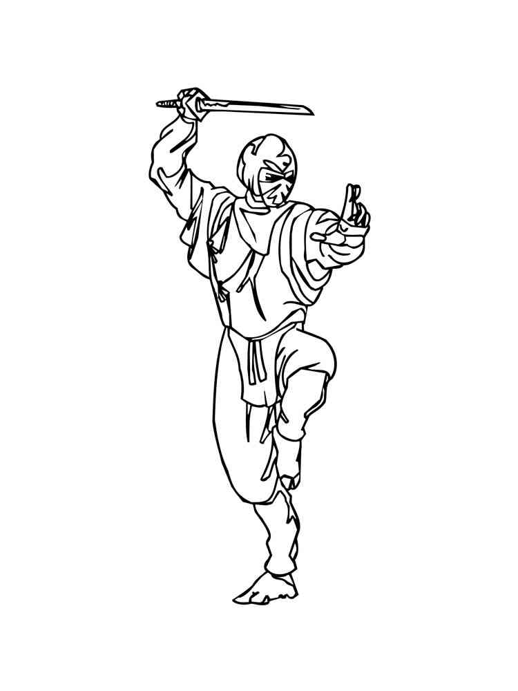 33 Ninja Coloring Pages Printable 34