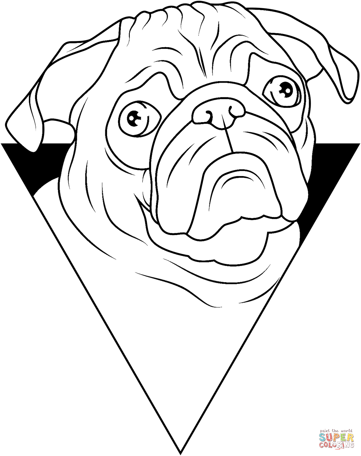 33 Pug Coloring Pages Printable 22