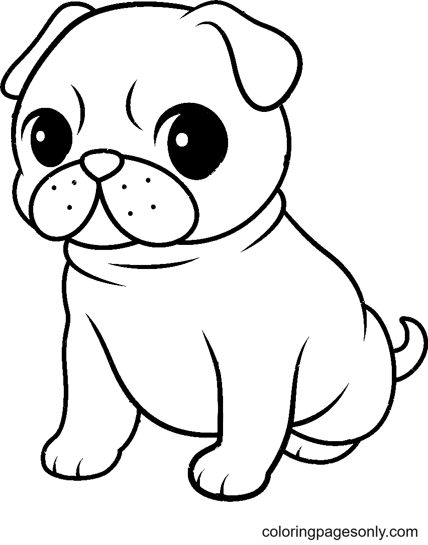 33 Pug Coloring Pages Printable 34