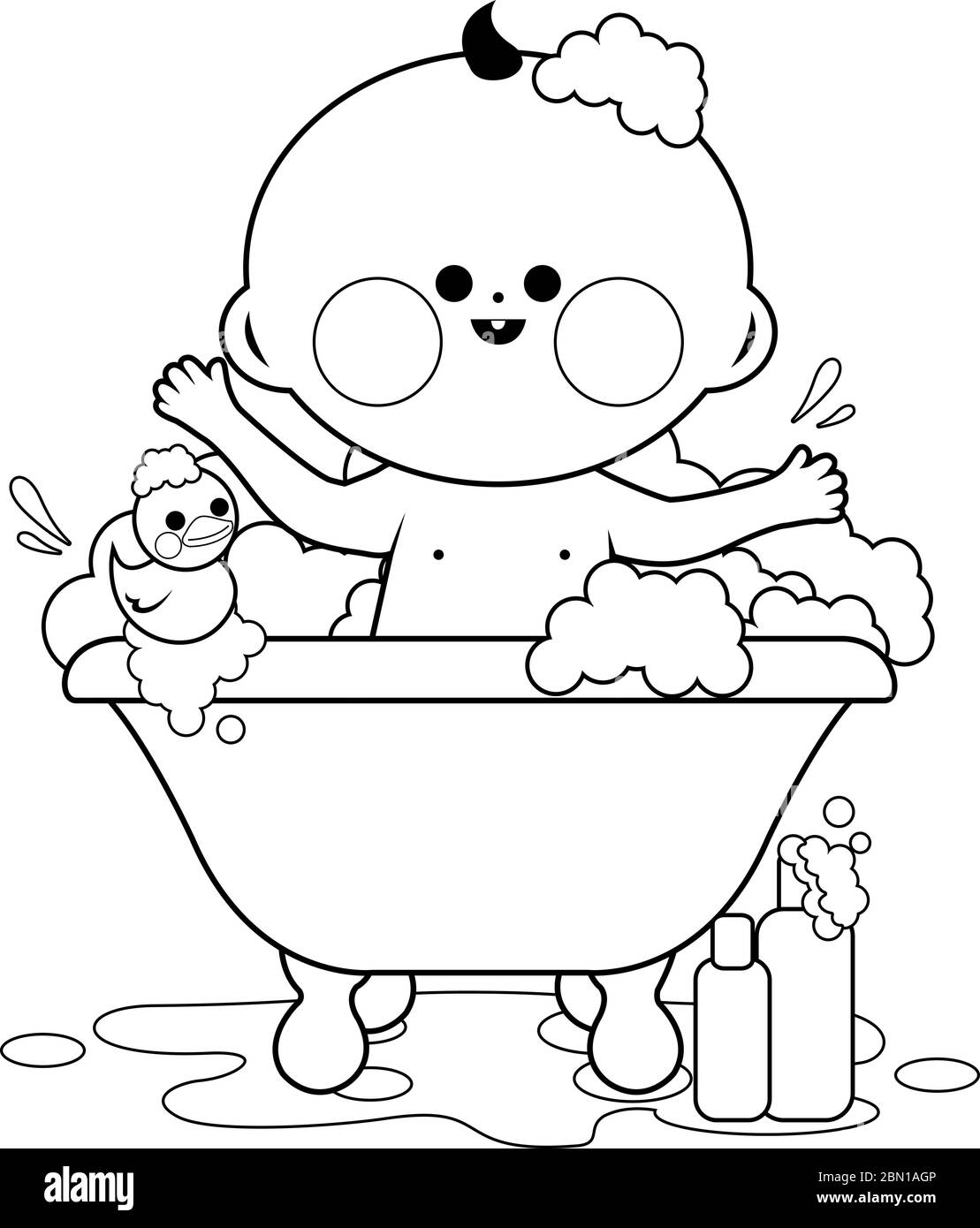 33 Relaxing Bathtub Coloring Pages Printable 10