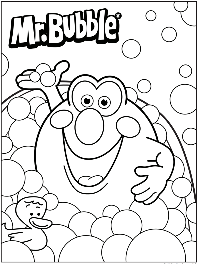 33 Relaxing Bathtub Coloring Pages Printable 14