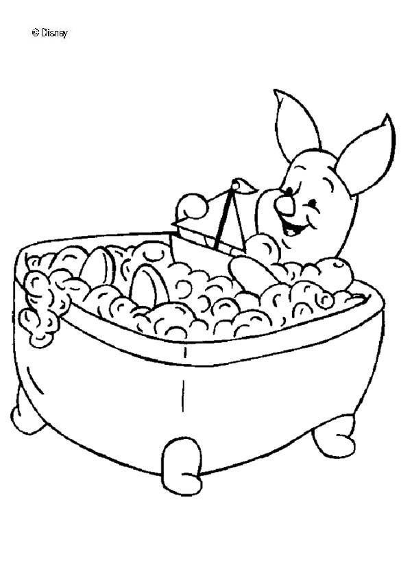 33 Relaxing Bathtub Coloring Pages Printable 16