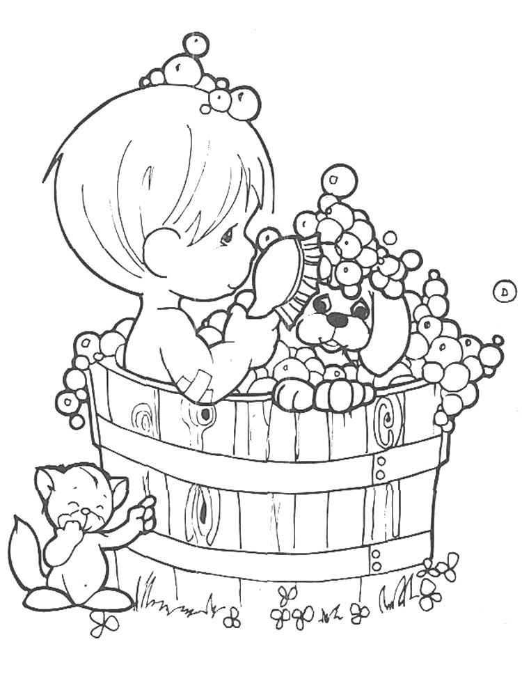 33 Relaxing Bathtub Coloring Pages Printable 18