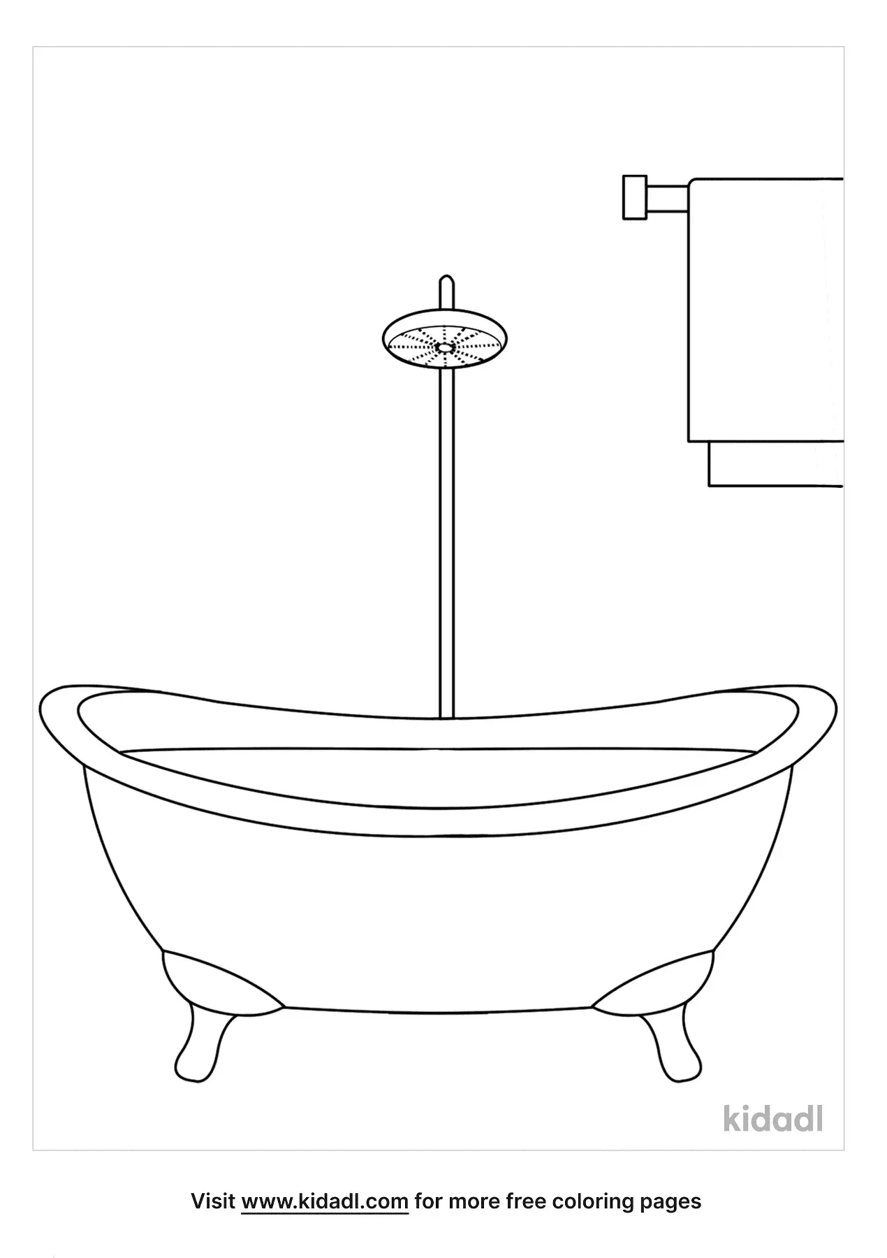 33 Relaxing Bathtub Coloring Pages Printable 25