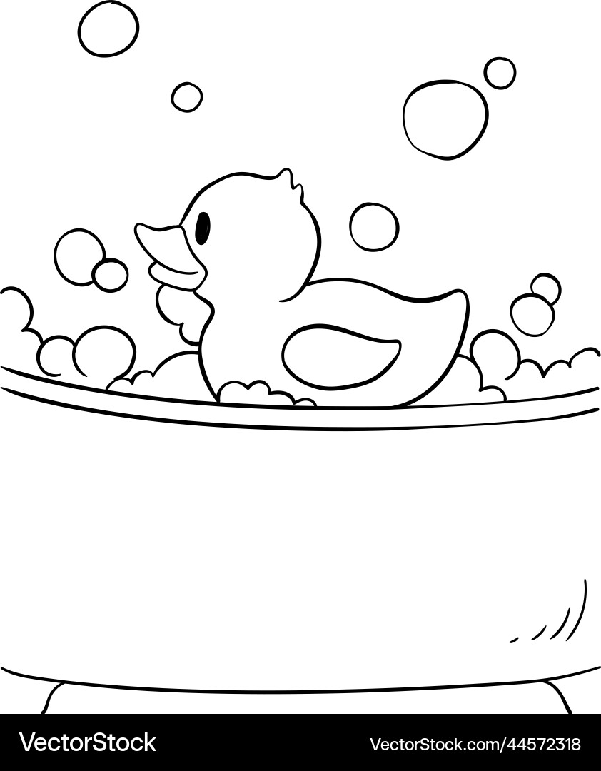 33 Relaxing Bathtub Coloring Pages Printable 29