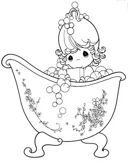 33 Relaxing Bathtub Coloring Pages Printable 32