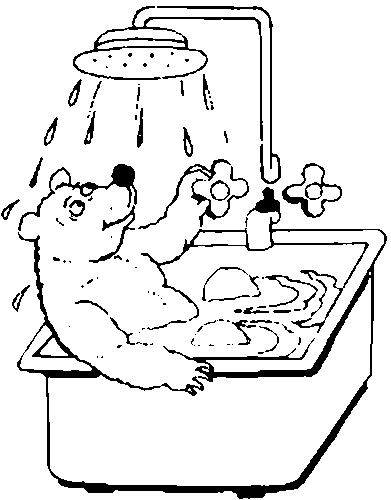 33 Relaxing Bathtub Coloring Pages Printable 4