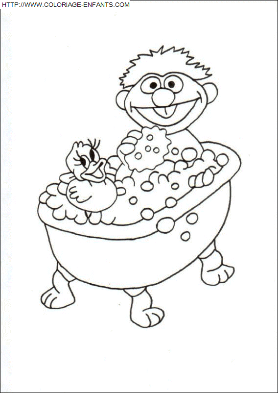 33 Relaxing Bathtub Coloring Pages Printable 6