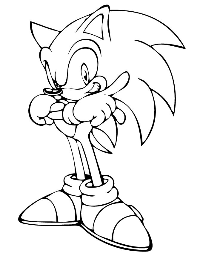 33 Sonic Running Coloring Pages Printable 16