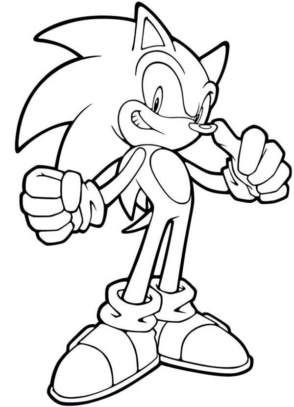 33 Sonic Running Coloring Pages Printable 22