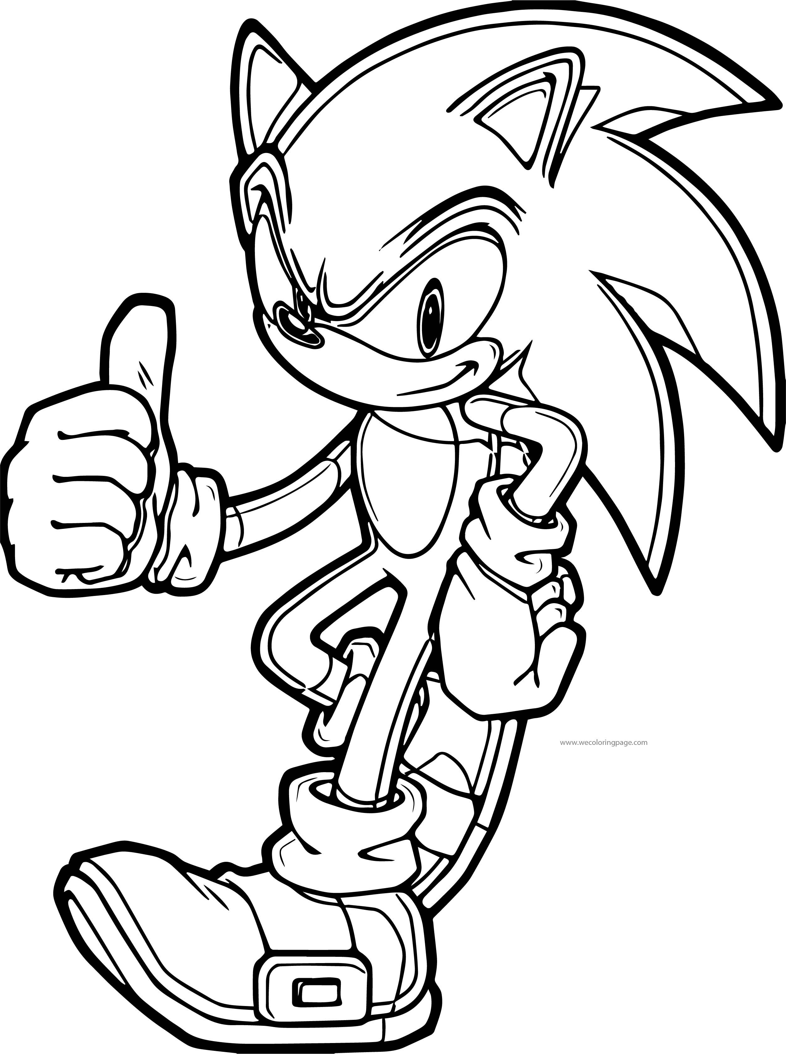 33 Sonic Running Coloring Pages Printable 23