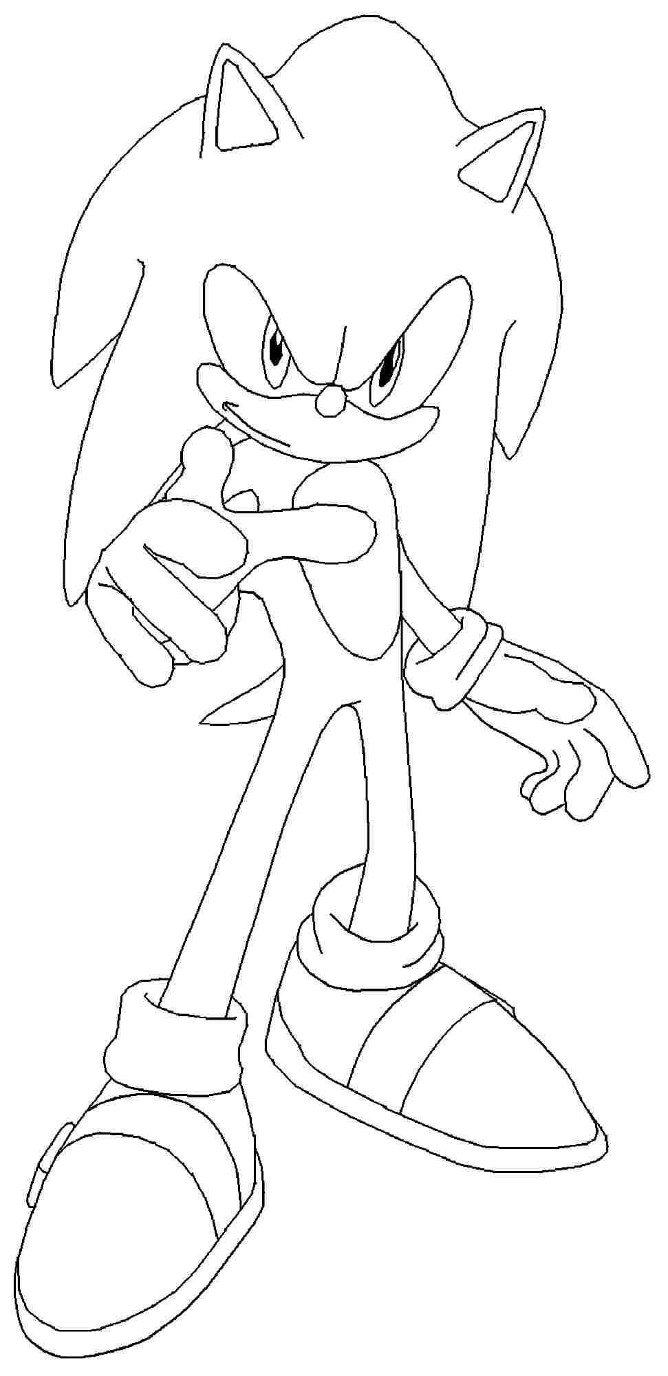 33 Sonic Running Coloring Pages Printable 26