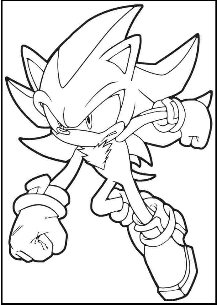 33 Sonic Running Coloring Pages Printable 28