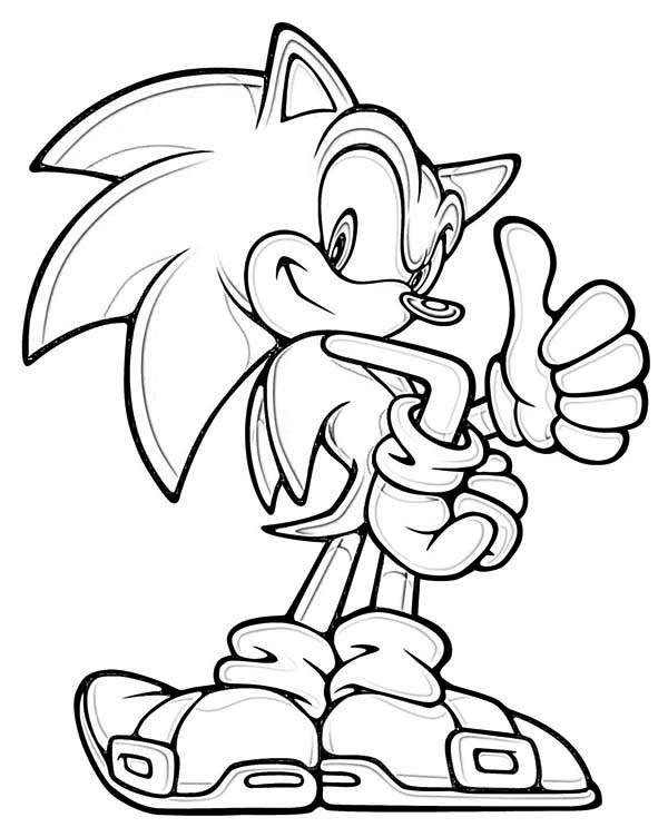 33 Sonic Running Coloring Pages Printable 29