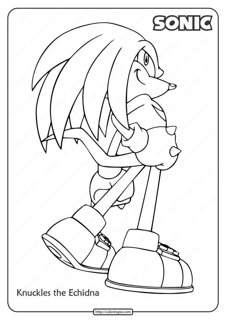 33 Sonic Running Coloring Pages Printable 3