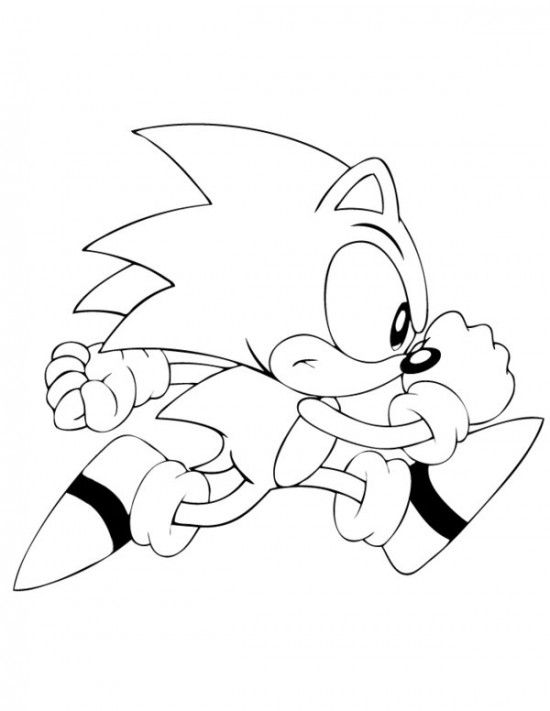 33 Sonic Running Coloring Pages Printable 31