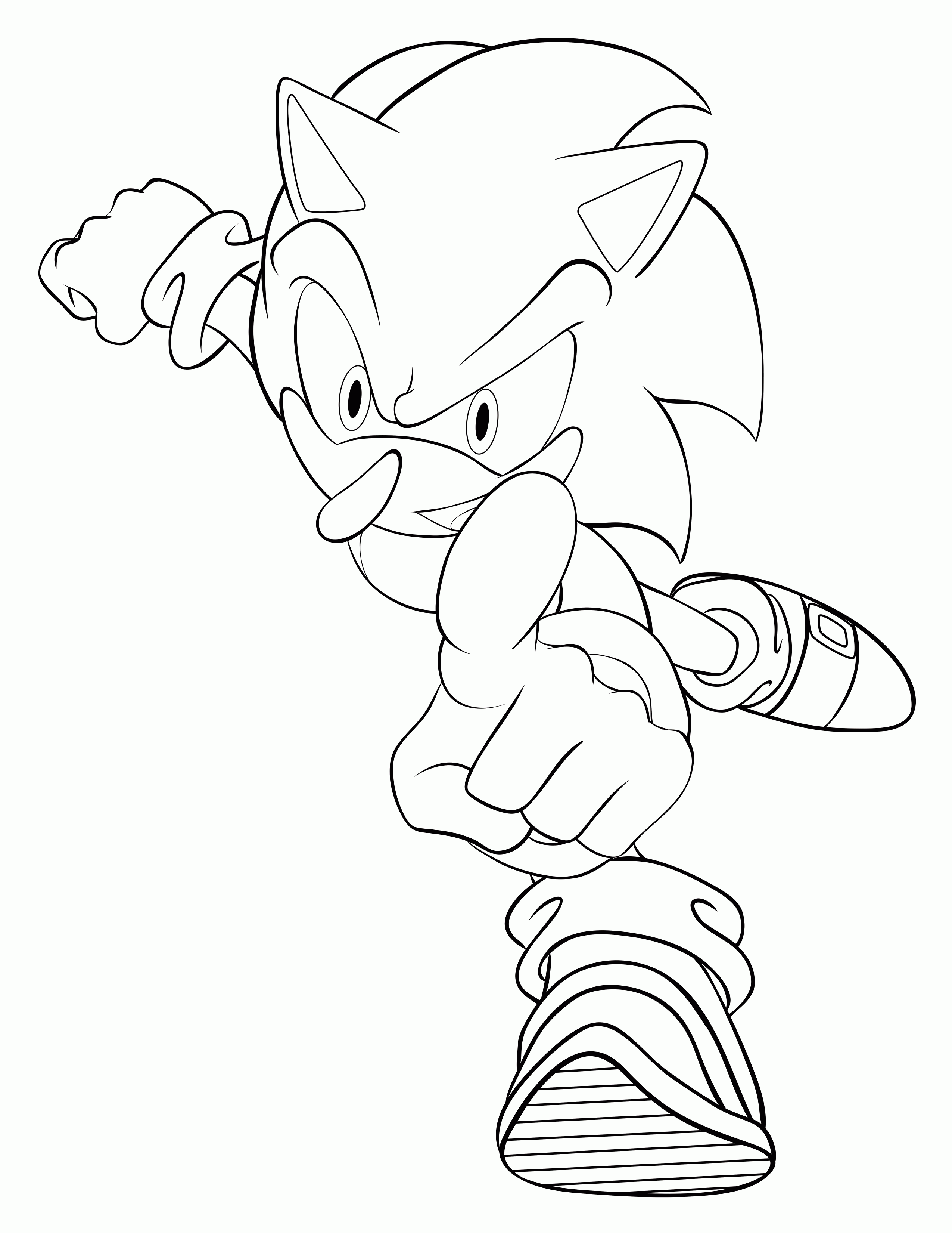 33 Sonic Running Coloring Pages Printable 32