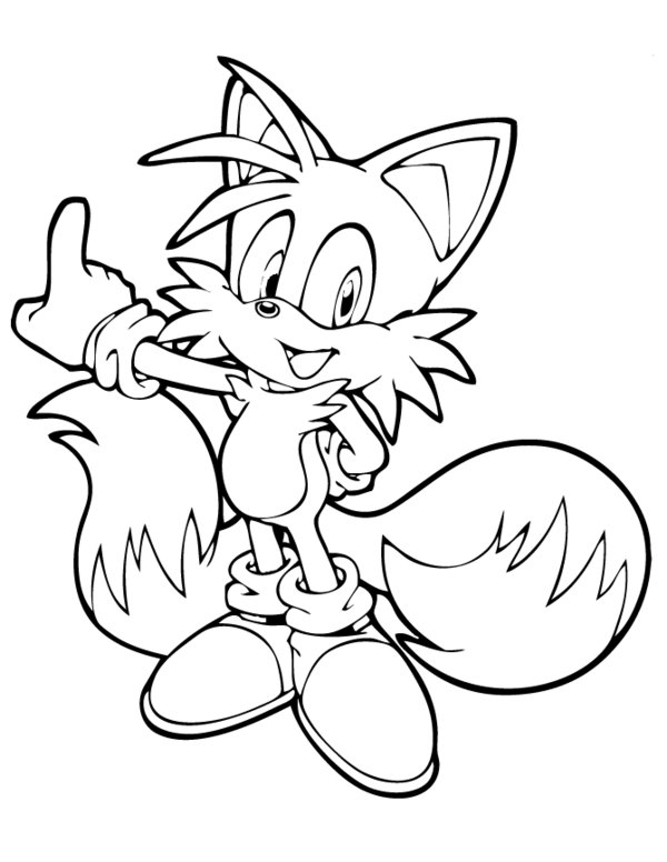 33 Sonic Running Coloring Pages Printable 6